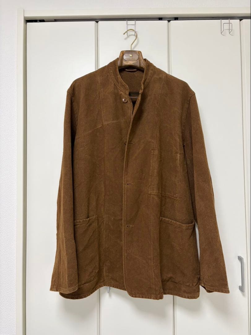 comoli コモリ　ヘンプダック スタンドカラージャケット　サイズ3