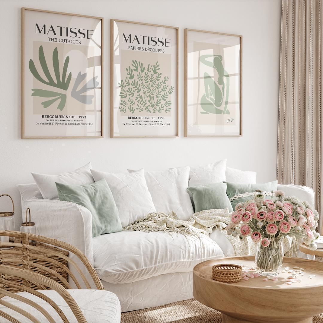 **専用**A3インテリアポスター マチス切り絵 D477 3枚セット