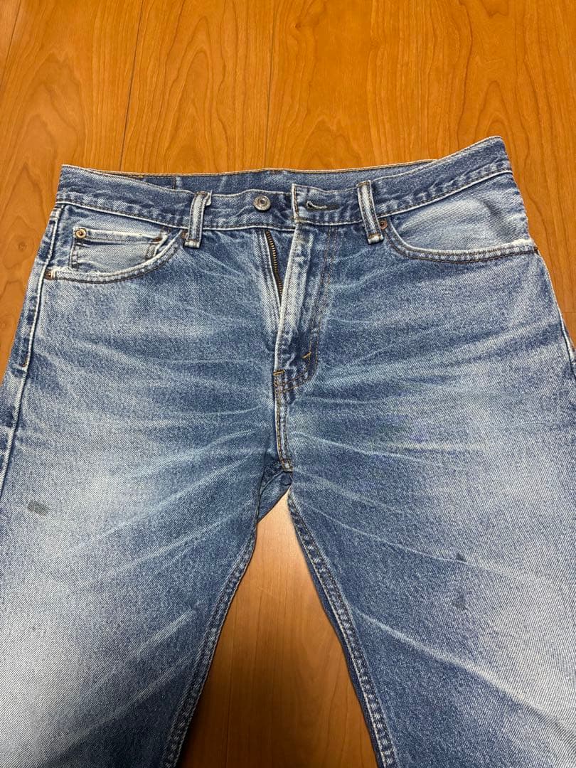 リーバイス505 Levis W32 ブルーデニム ヒゲ 古着
