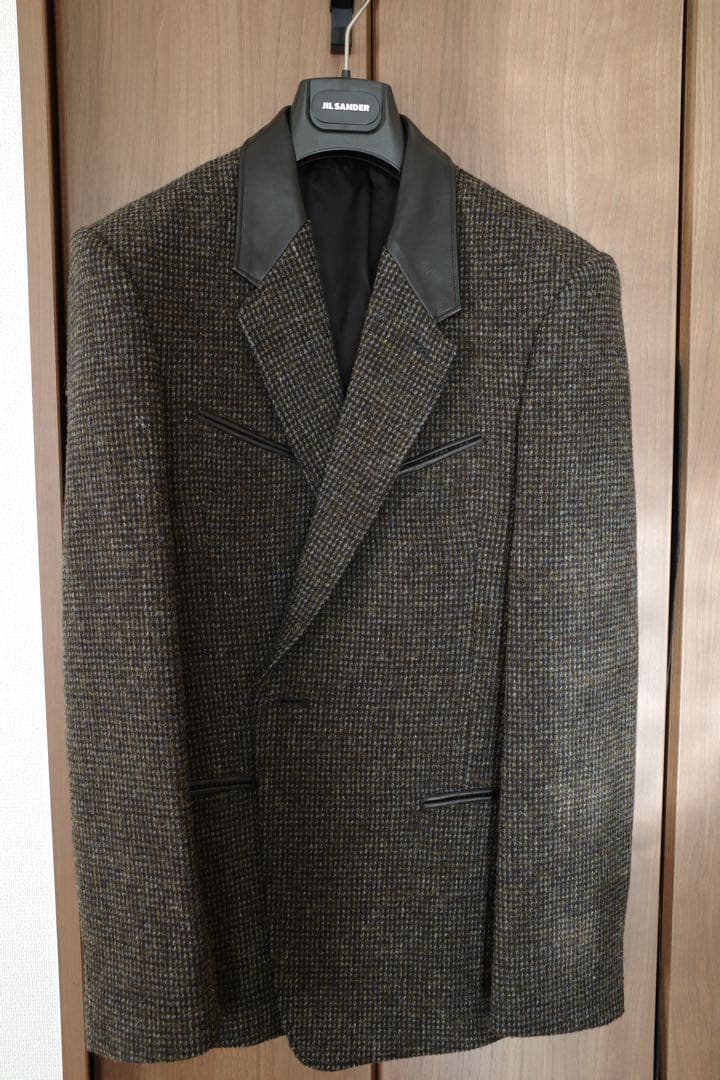 R*u様 LEMAIRE tweed leather tailored jack