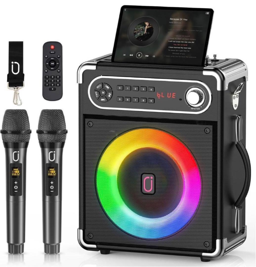 ☆ 未使用品 ポータブルスピーカー JYX-S55 カラオケ Bluetooth