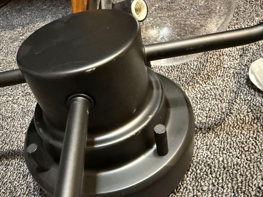 【良品】インターフォルム オレリアOrelia 4灯　 （気泡ガラス）