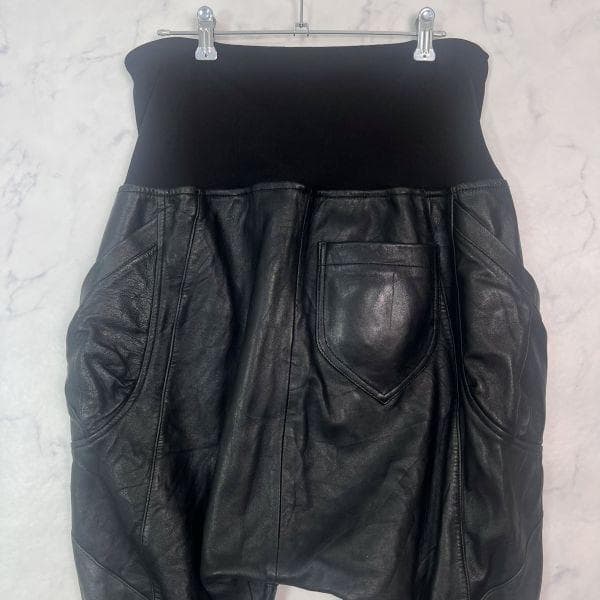 WORCA 本革サルエルレザーパンツ メンズ XL 大きいサイズ B1172