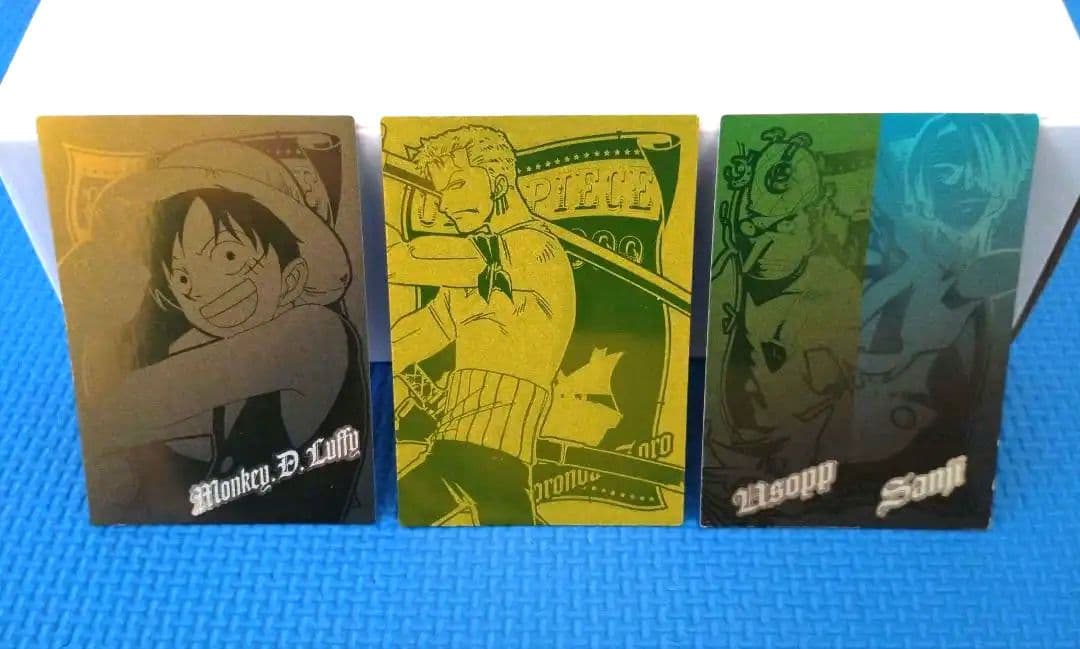 ONEPIECE アマダ エッチングカード　ルフィ　ゾロ　サンジ+ウソップ