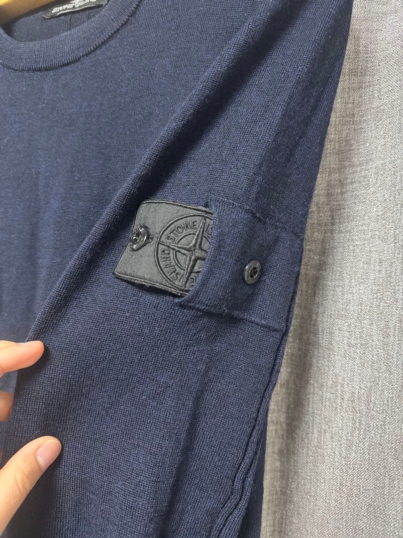 STONE  ネイビー セーター