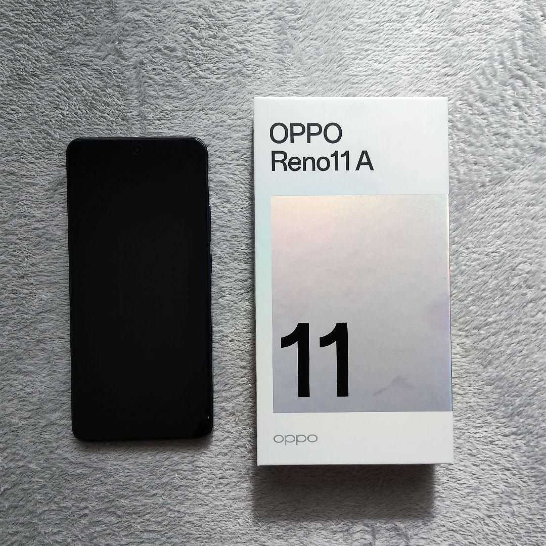 OPPO Reno11 A ブラック グリーン
