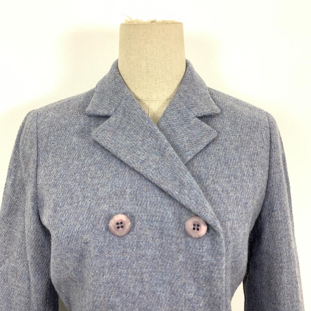 LA8625 9345 ANAYI アナイ スカートスーツ ブルー ウール 38