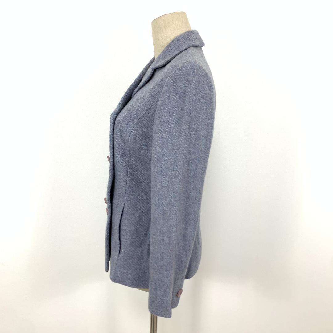 LA8625 9345 ANAYI アナイ スカートスーツ ブルー ウール 38