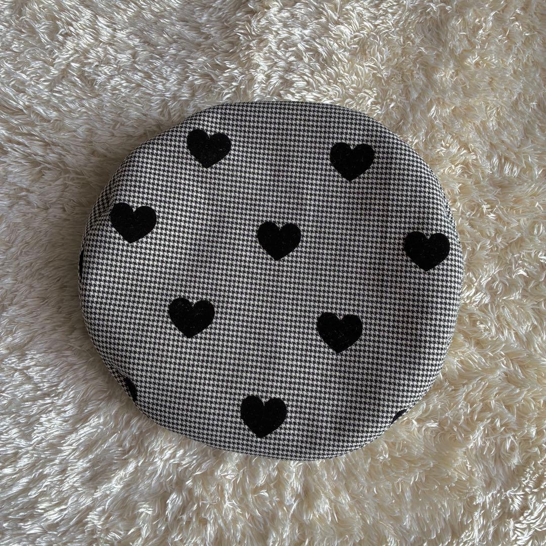 HEIHEI ハートチェック ベレー帽