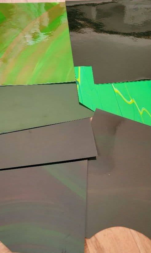 た。 グラスアートフイルムまとめ売り