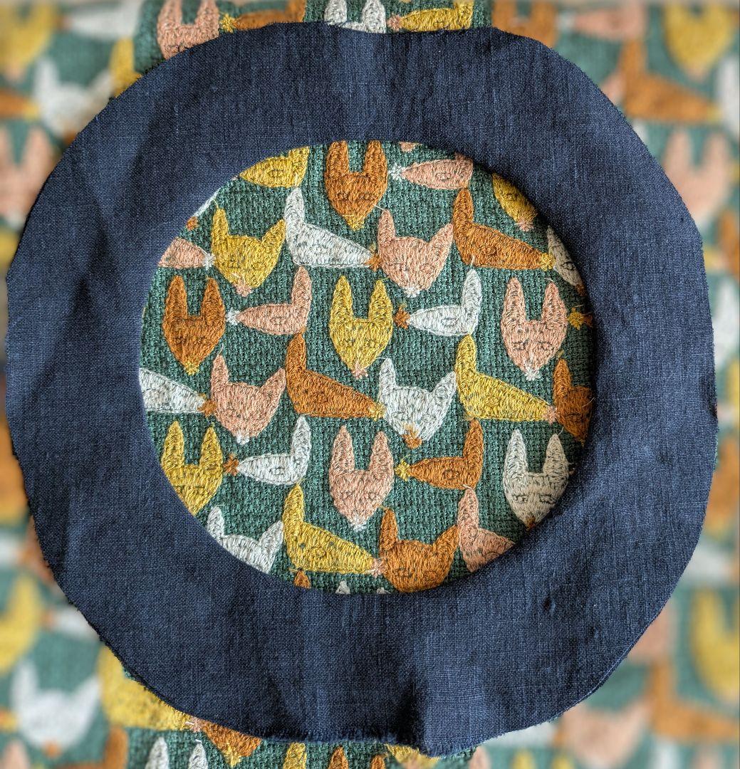 moi　ハンドメイド まあるいポーチ ミナペルホネン生地使用♪