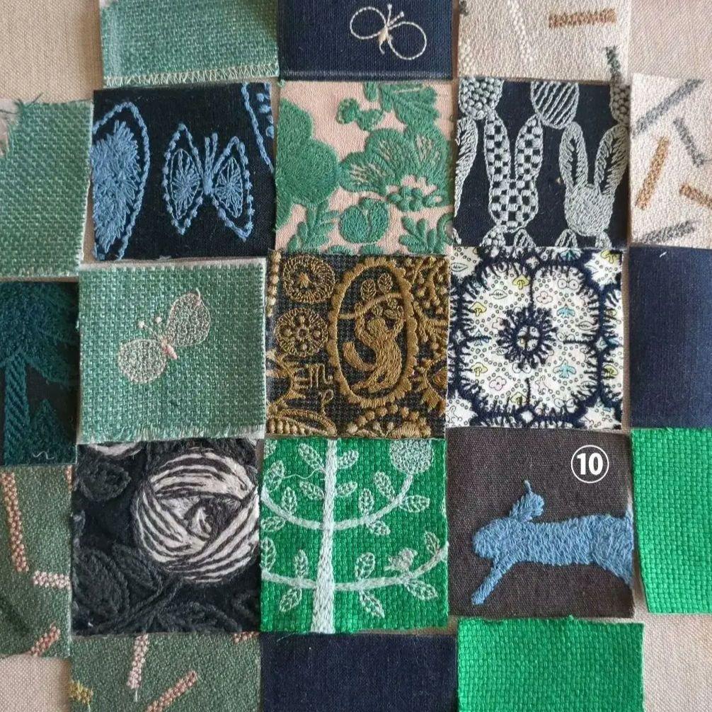 moi　ハンドメイド まあるいポーチ ミナペルホネン生地使用♪