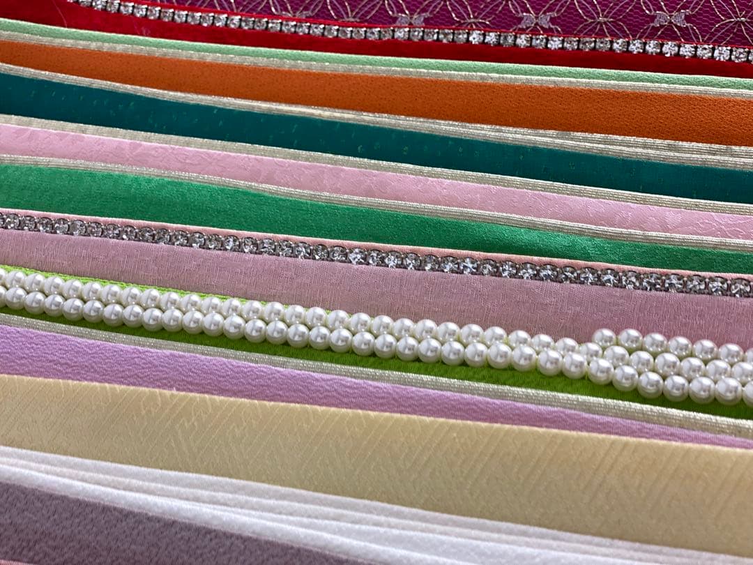 【在庫一掃60枚セット】重ね襟　重ね衿　振袖用　訪問着用　正絹 B