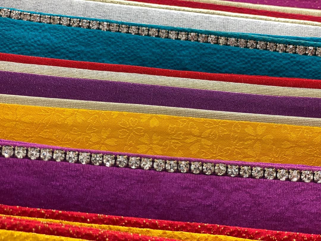 【在庫一掃60枚セット】重ね襟　重ね衿　振袖用　訪問着用　正絹 B