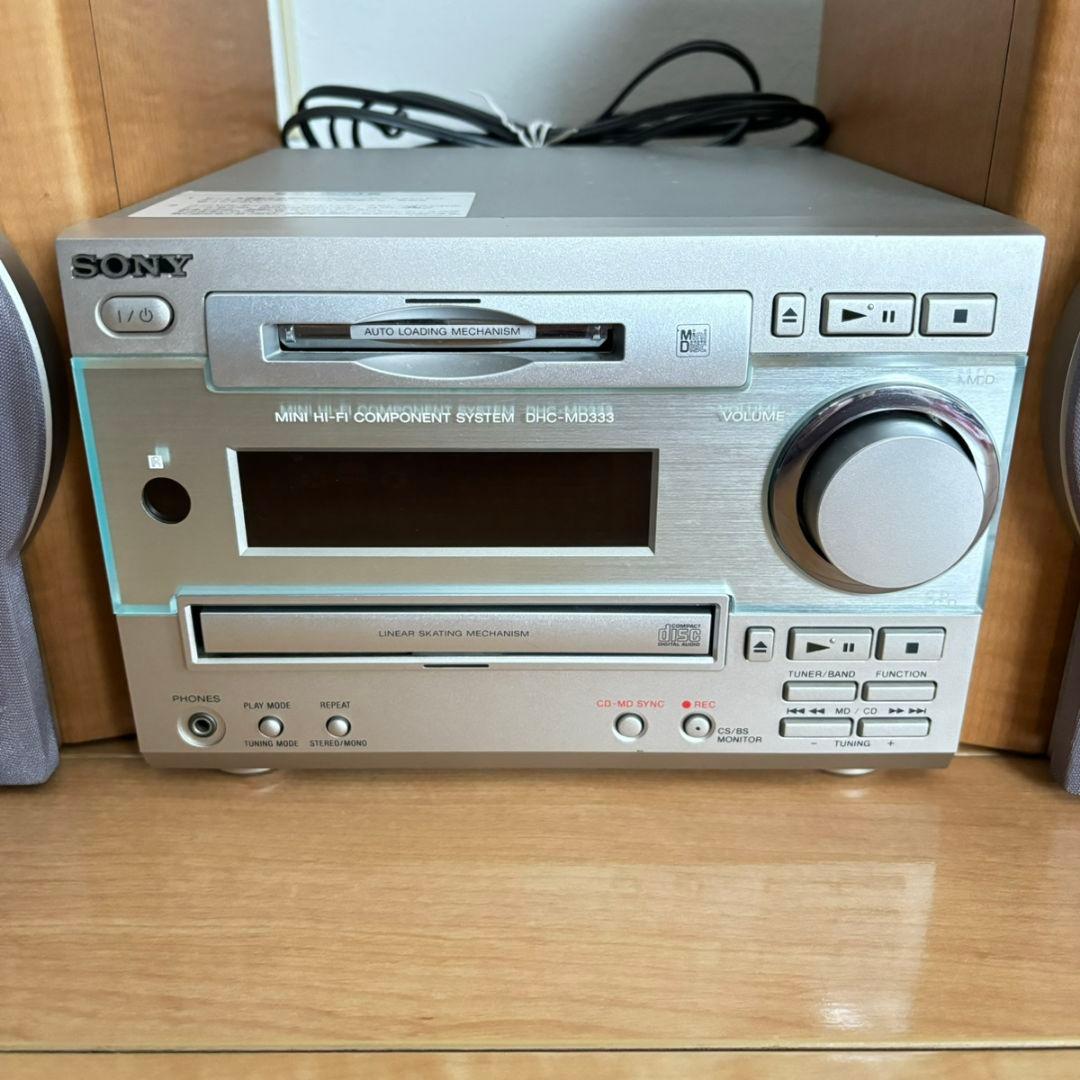 【CDMD動作確認済み♪】SONY ミニコンポ　HDC-MD333
