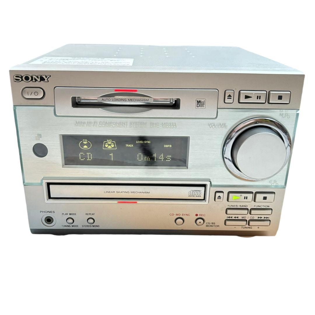 【CDMD動作確認済み♪】SONY ミニコンポ　HDC-MD333