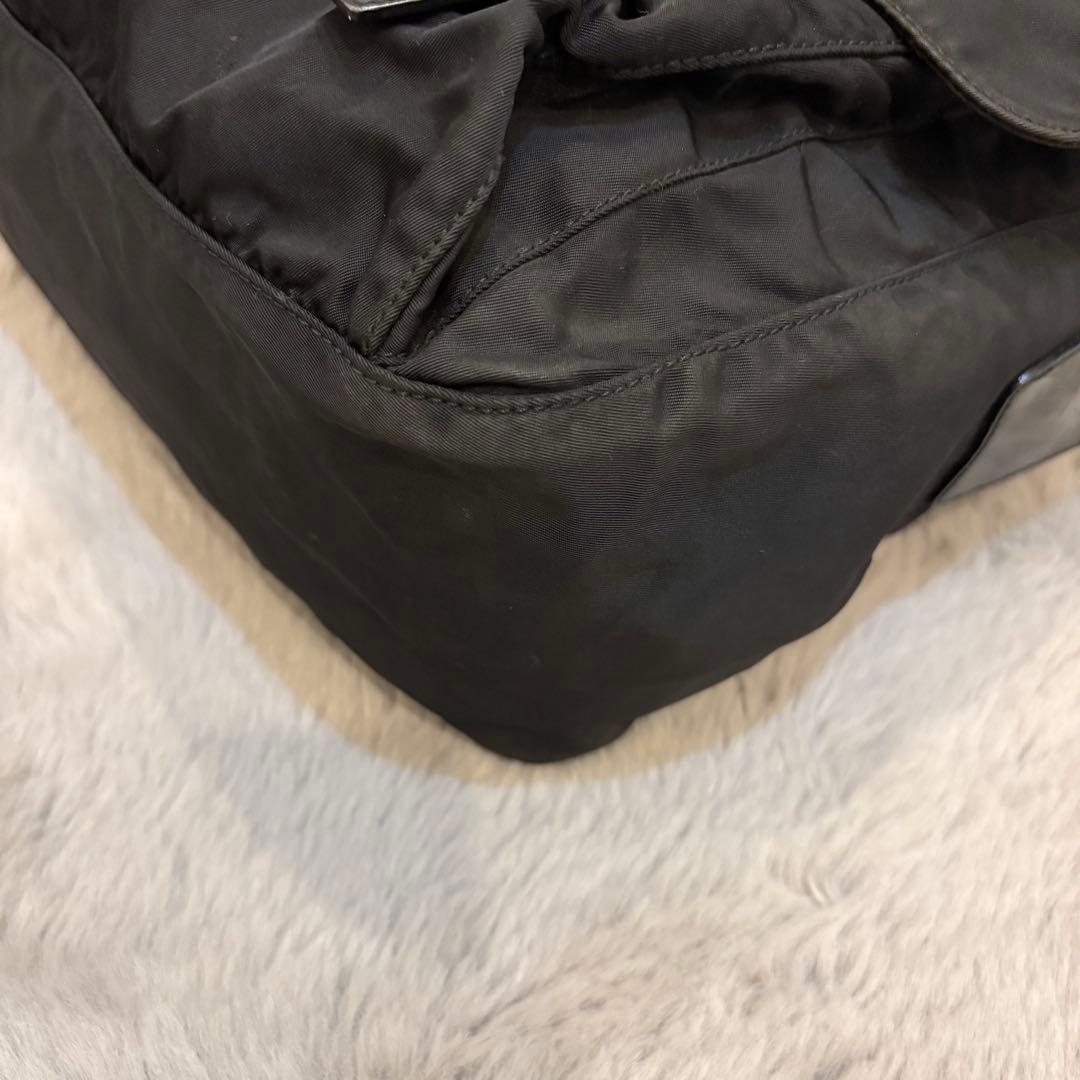 ✨美品✨プラダ ショルダーバッグ 三角ロゴ ナイロン ブラック メッセンジャー