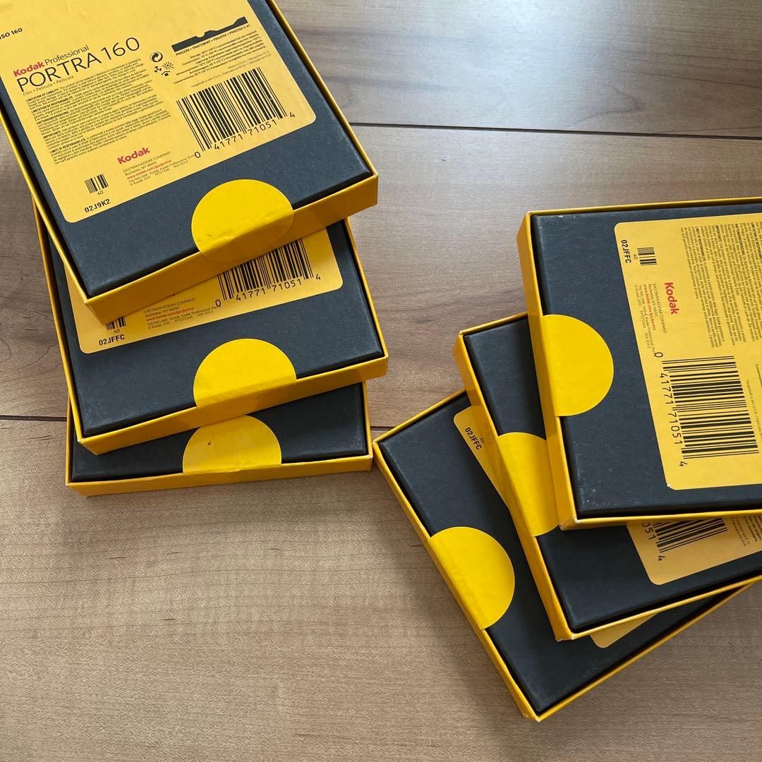 KODAK PORTRA160 4x5 期限切れフィルム
