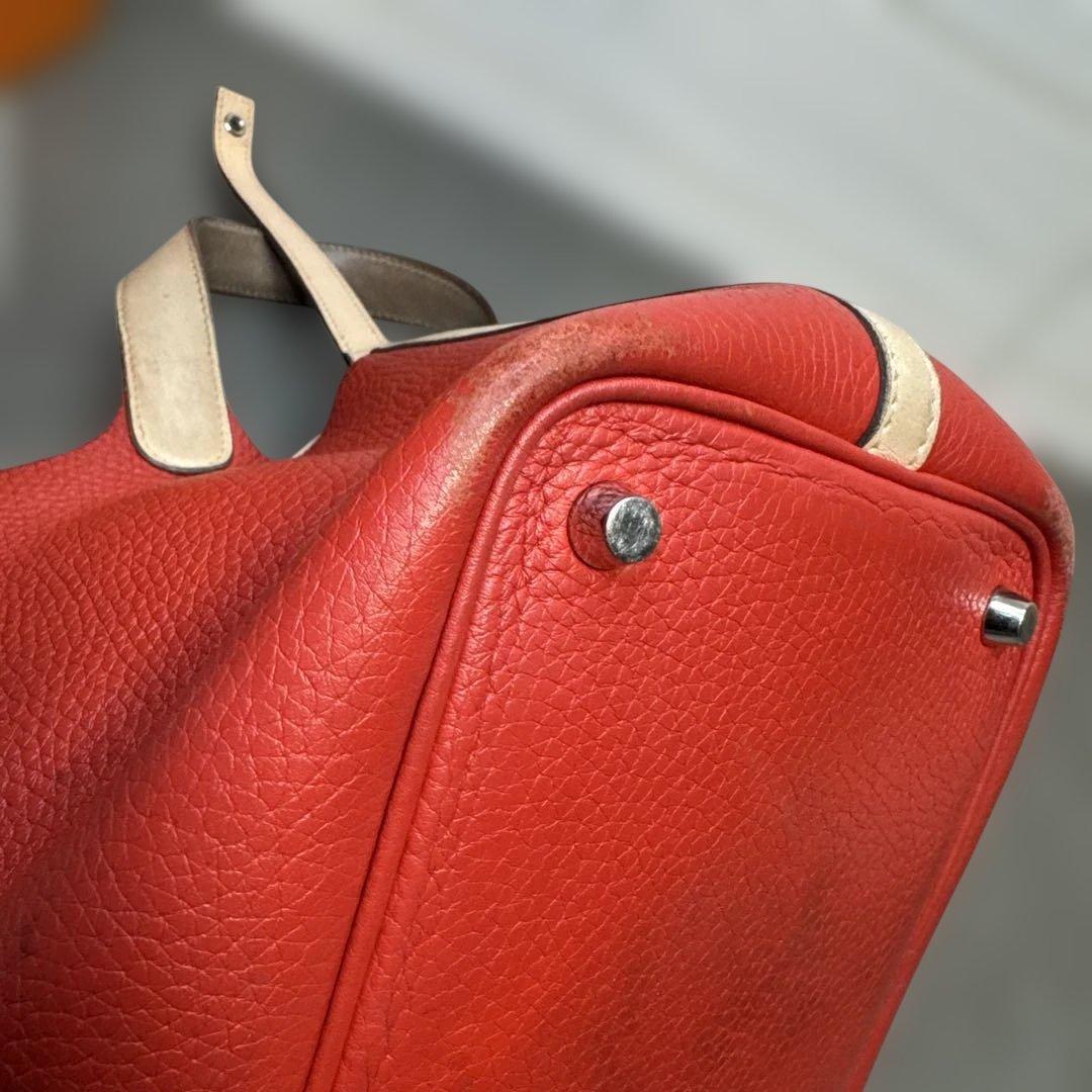 HERMES エルメス　ピコタンロックPM バイカラー　トリヨン