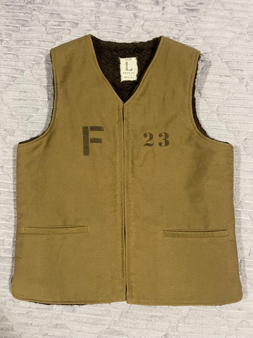 WEIRDO WRD FINK ジャーマンコード生地　デッキベスト　F23