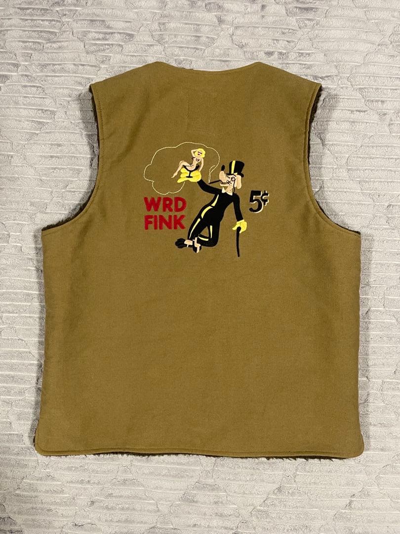 WEIRDO WRD FINK ジャーマンコード生地　デッキベスト　F23