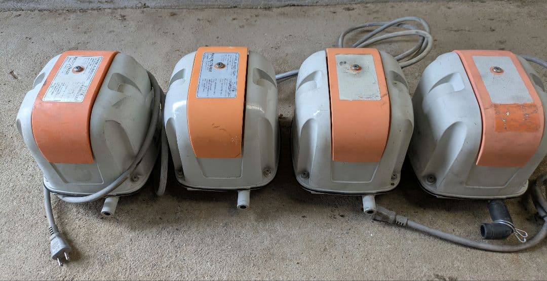 ジャンク　4台セット　エアーポンプ AP-120F エアポンプ ブロワー