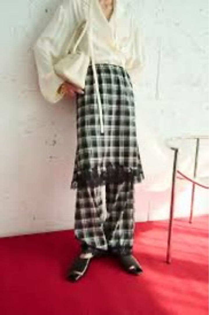パンツ PRANKPROJECT Trim Lace 2WAY Pants