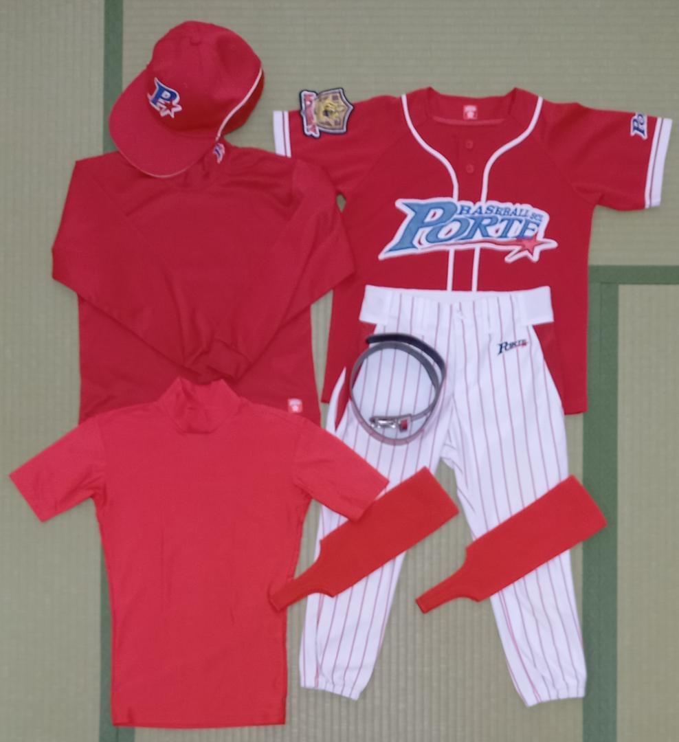 ポルテ ユニフォーム一式 145サイズ【但し、白ソックスなし】