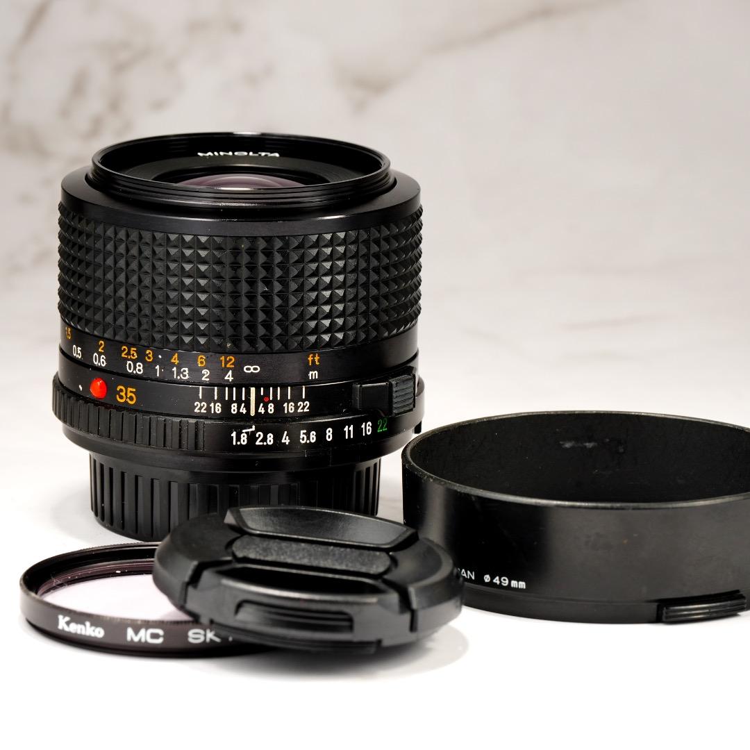 【希少】動作◎ ミノルタ New MD 35mm F1.8 625