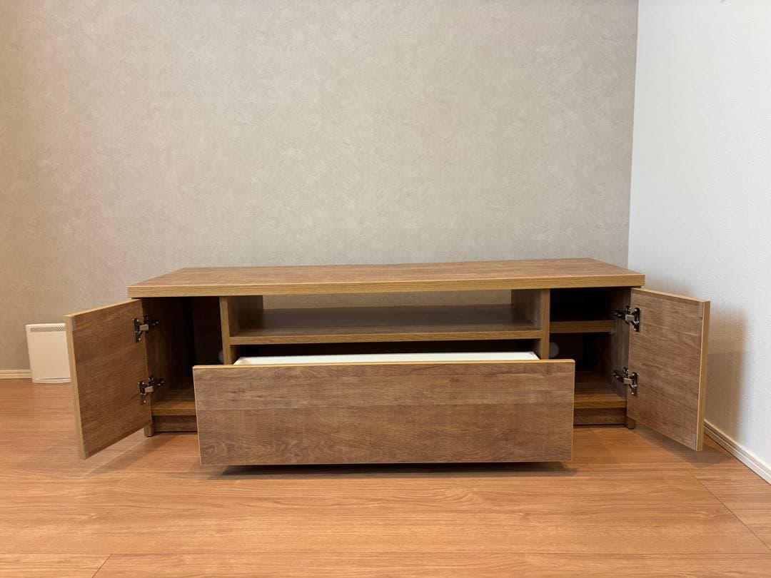 【美品】LOWYA テレビ台 ローボード 140cm テレビボード 完成品