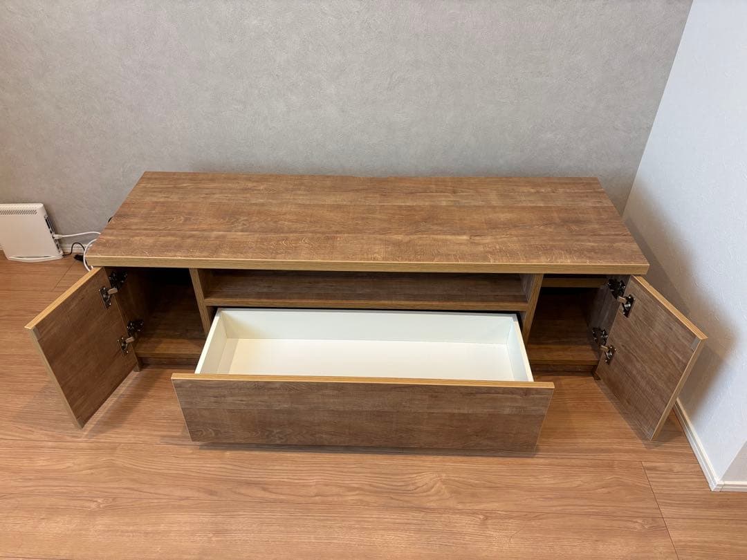 【美品】LOWYA テレビ台 ローボード 140cm テレビボード 完成品