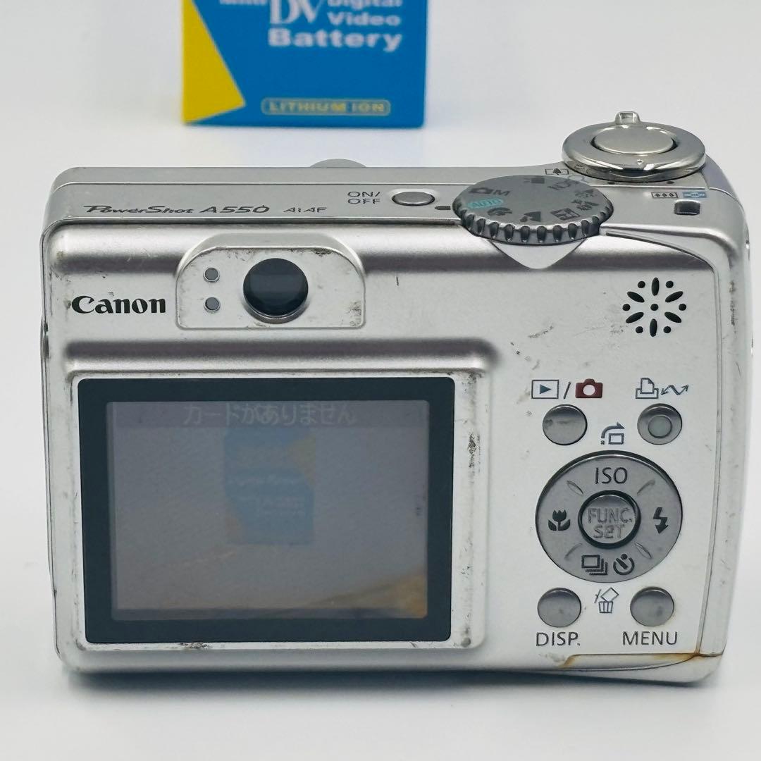 動作確認済み　Canon PowerShot A550 デジタルカメラ