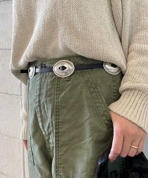 レフィエ LEFIJEコンチョ ベルト フレームワーク framework