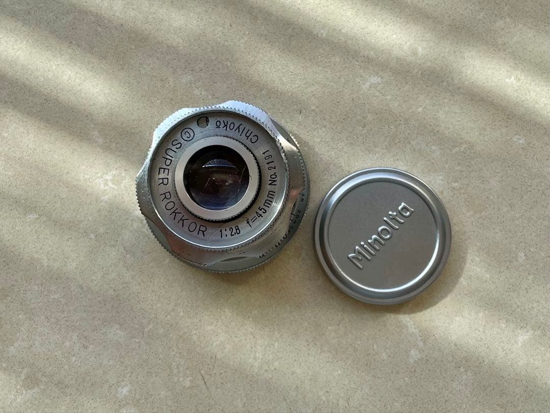 Chiyoko SUPER ROKKOR 45mm f/2.8 梅鉢