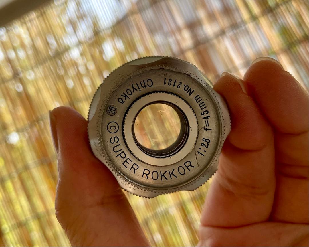 Chiyoko SUPER ROKKOR 45mm f/2.8 梅鉢