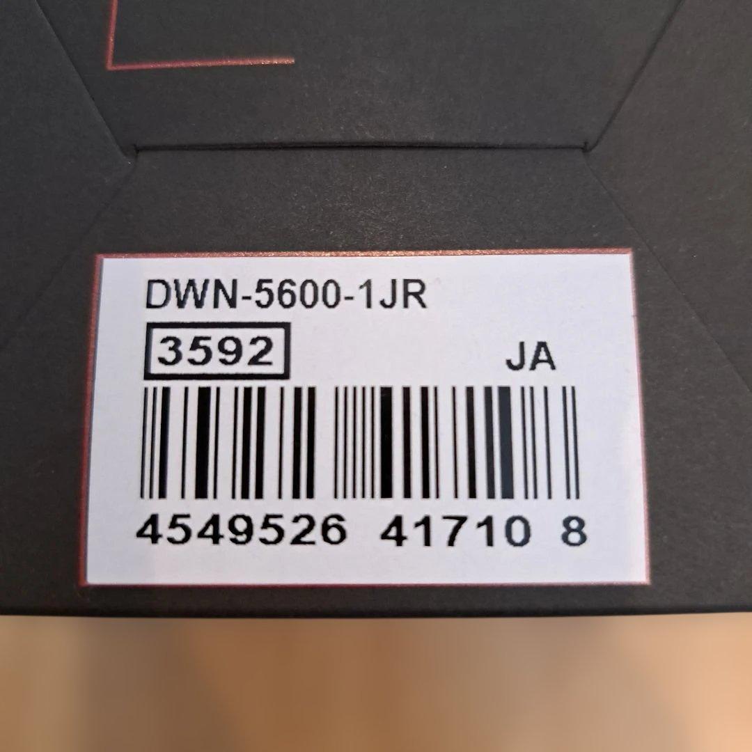 カシオ　リングウォッチ　G-SHOCK DWN-5600-1JR　ブラック