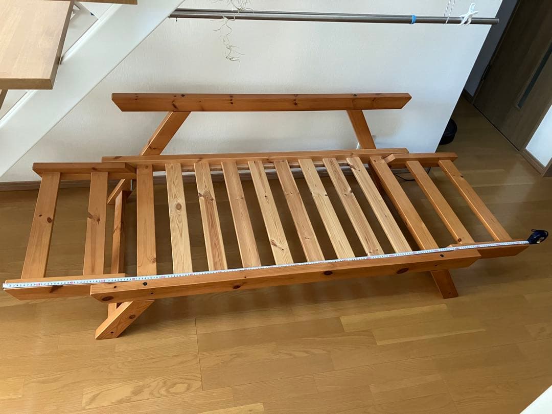 2人掛けソファーベット 北欧風ソファ/引き取り可能