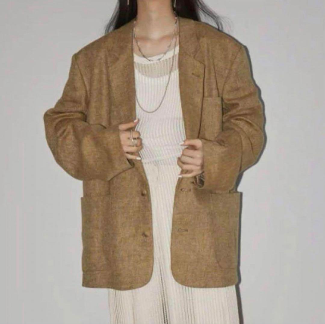 値下: todayful Boyfriend Linen Jacket
