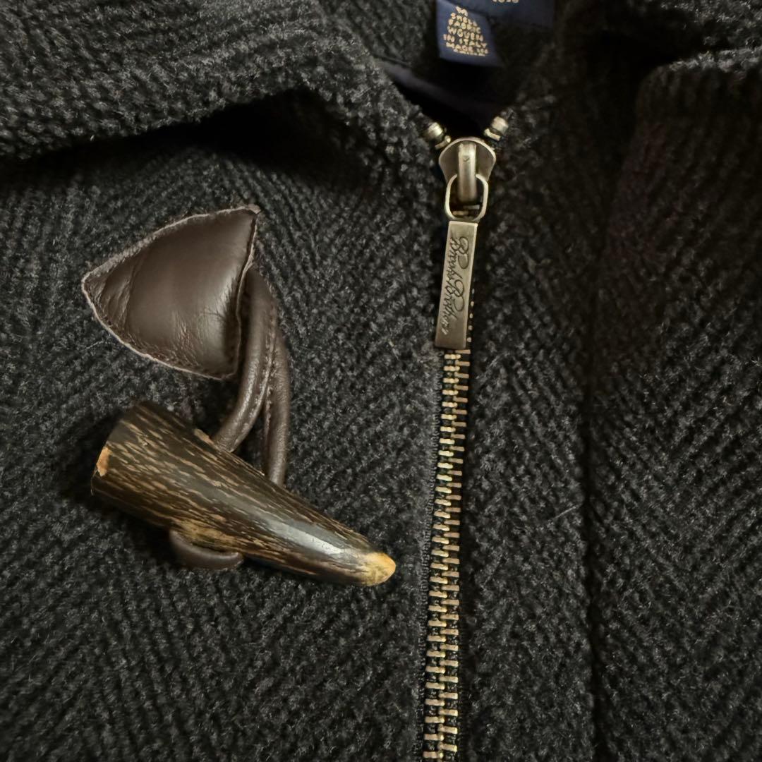 ブルックスブラザーズ ダッフルコート ウール ムーアブルック M