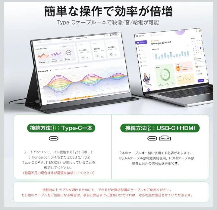 新品未使用 KEEPTIME モバイルモニター 15.6インチ