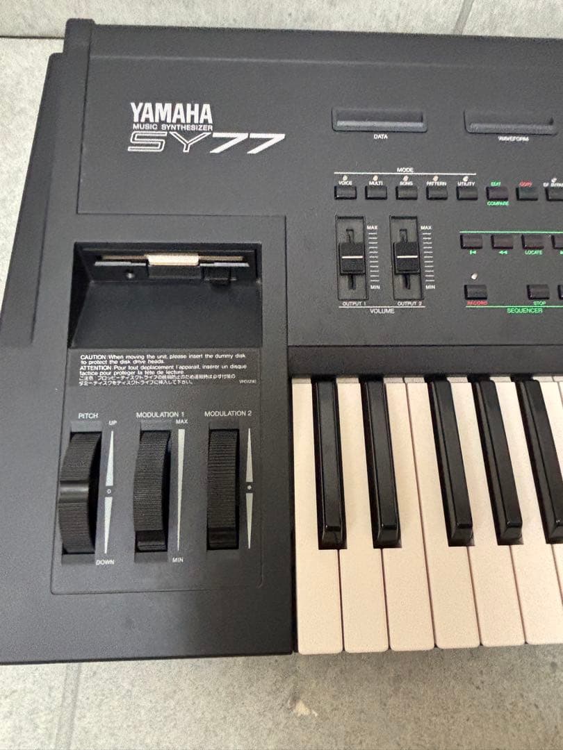 e*a様 YAMAHA ヤマハ SY77 シンセサイザー キーボード 鍵盤音出し