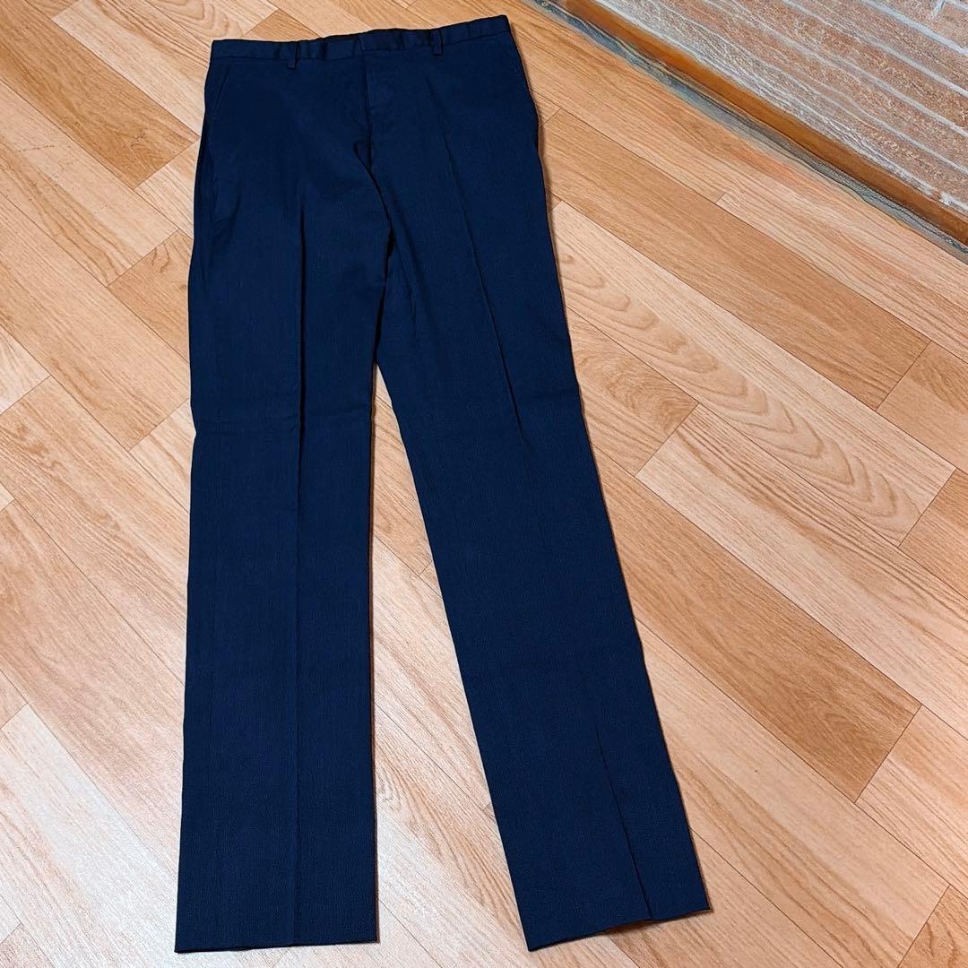 ブラックレーベルクレストブリッジ スーツ　羊毛　ネイビー　L 御幸毛織