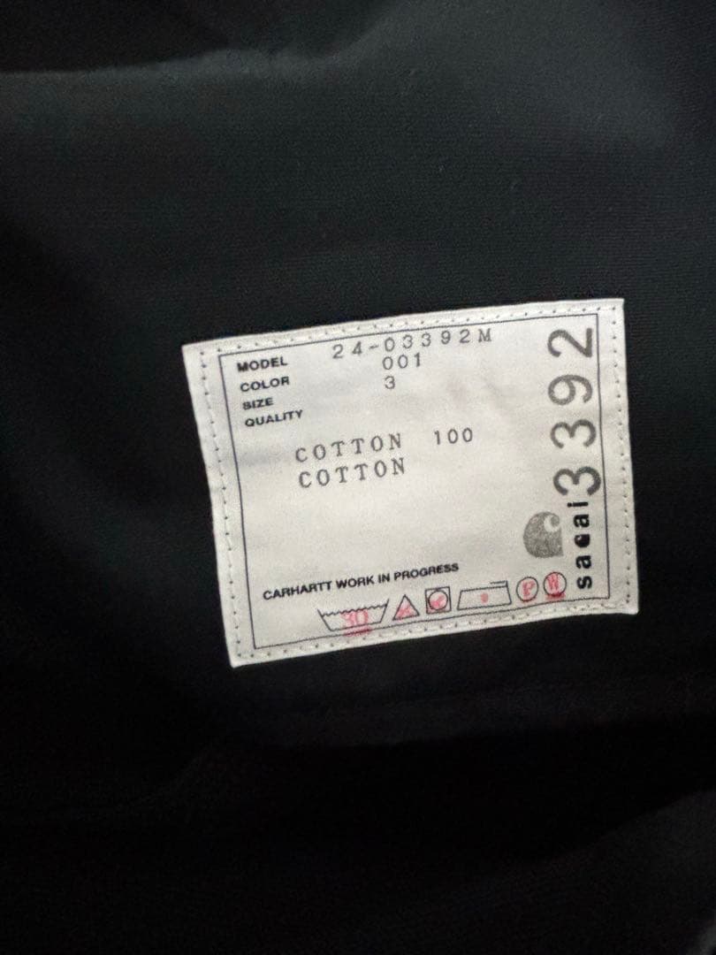 パンツ SACAI Carhartt WIP Shorts 2024SS