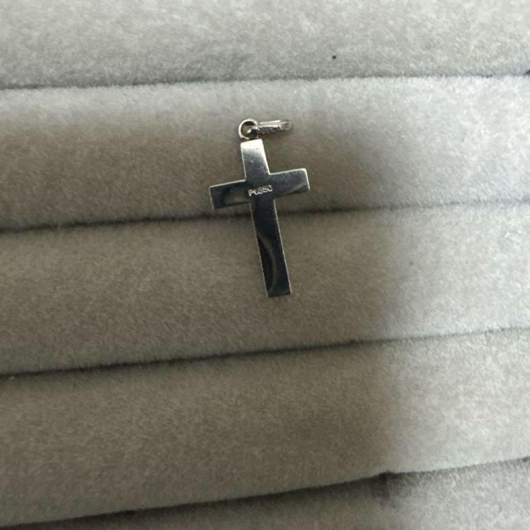 pt850 クロスモチーフ ネックレストップ 未使用