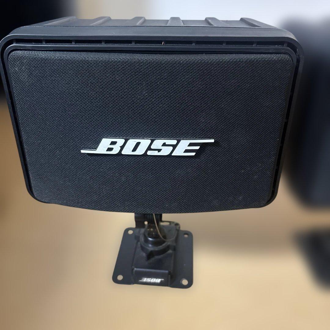 『連番』BOSE 111ADスピーカー 2個セット BOSEロゴ入金具付き