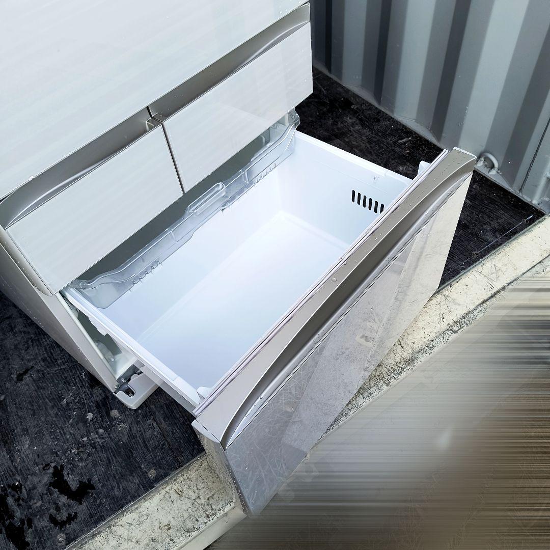 運搬取付無料！アイボリーカラーの大容量ノンフロン冷蔵庫！完動品・超美品！