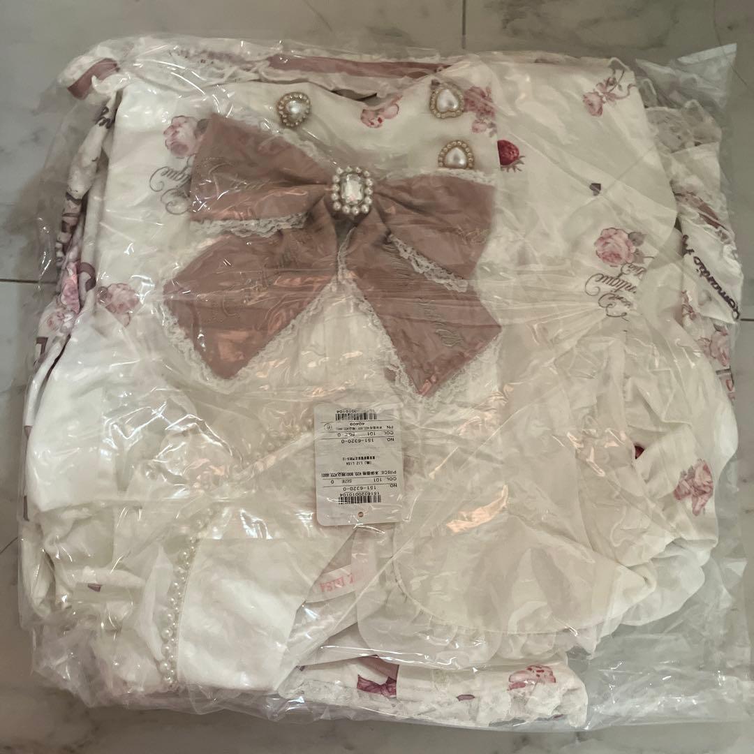 Many Hearts Afternoontea柄セットアップ ホワイト