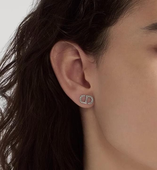 ✨正規品＆極美品‼️✨ディオール PetitCD ミニスタッド クリスタルピアス