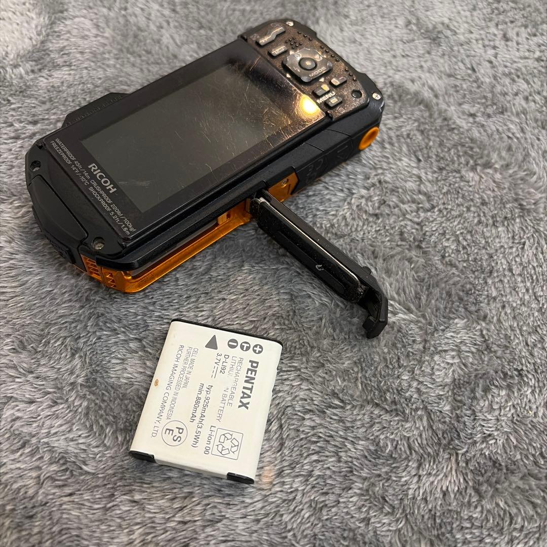 RICOH WG-50 コンパクトデジタルカメラ オレンジ/ブラック