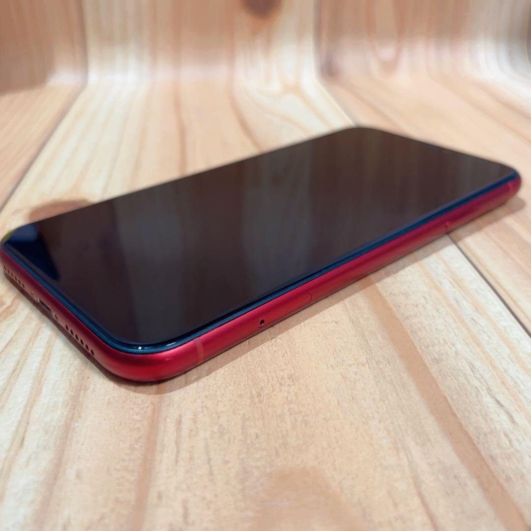 SIMフリー 本体 iPhone XR 128 GB レッド 503 電池良好